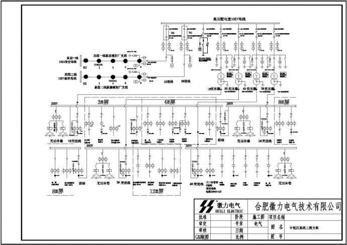 某工厂的电气高低压配电系统设计图纸_图1