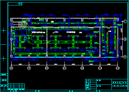 某DCS控制器机房空调系统cad设计方案施工图-图二