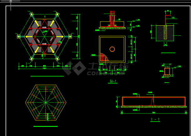 寺庙慧光塔建筑设计方案全套CAD图纸-图二