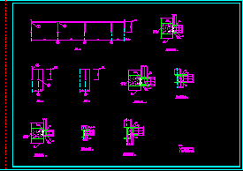 广州新白云机场航站楼结构设计施工CAD图-图二