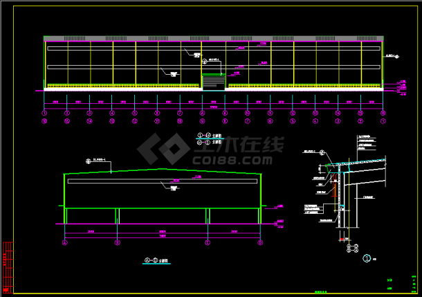 武汉某厂房全套建筑电气设计CAD施工图-图二