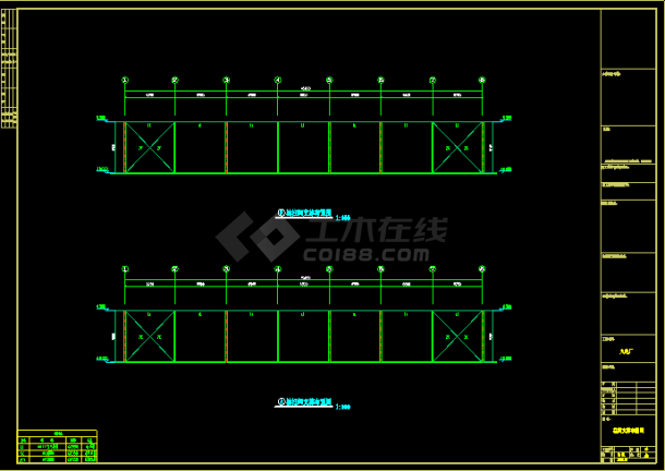 河南工程（火电厂）CAD方案设计图-图二