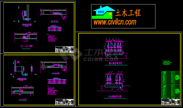 [天津]某高端综合楼暖通空调设计cad施工方案图-图一
