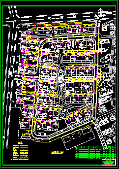 某地区大型住宅社区热力管网cad施工设计图-图二