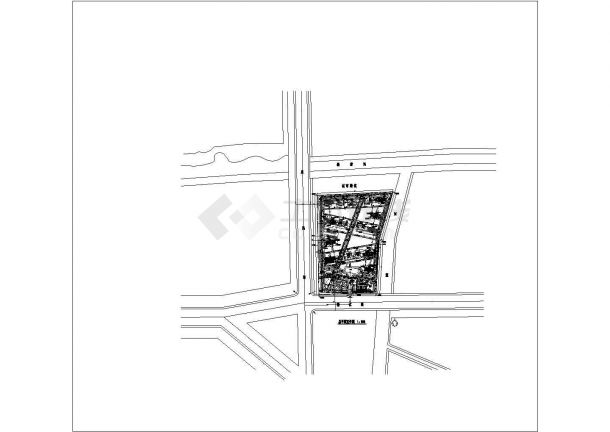 某住宅小区平面规划图及地下车库总图-图二