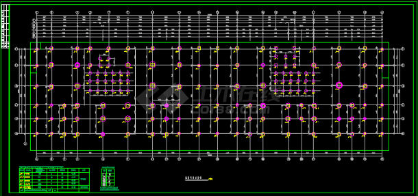 高层商住楼全套结构CAD方案设计图-图二