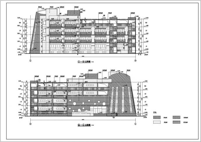 某地四层框架结构幼儿园建筑设计施工图_图1