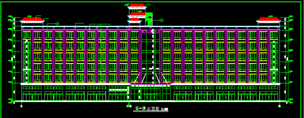 某大型酒店设计方案CAD设计建筑全套图纸-图二