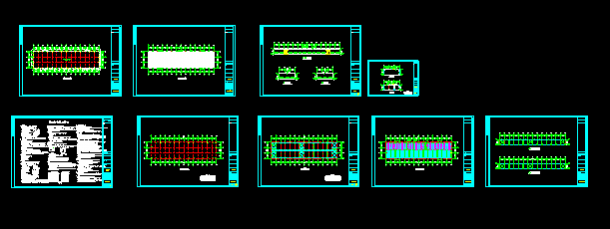 某公司钢结构方案图CAD设计施工图纸-图一