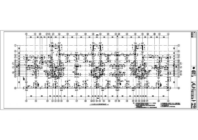某地下一层地上十八层框架剪力墙结构住宅楼结构施工图_图1