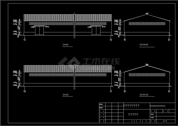某十九米钢屋架厂房建筑结构方案图-图二