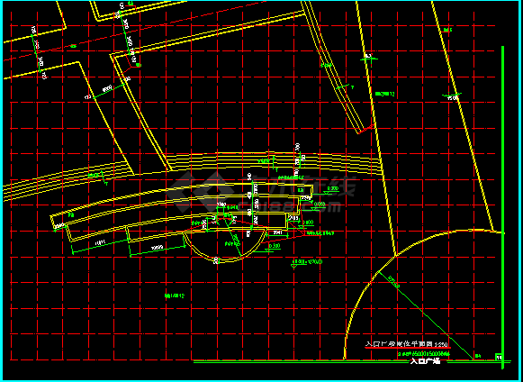 雕塑、休闲、城市广场建筑CAD设计施工图-图二