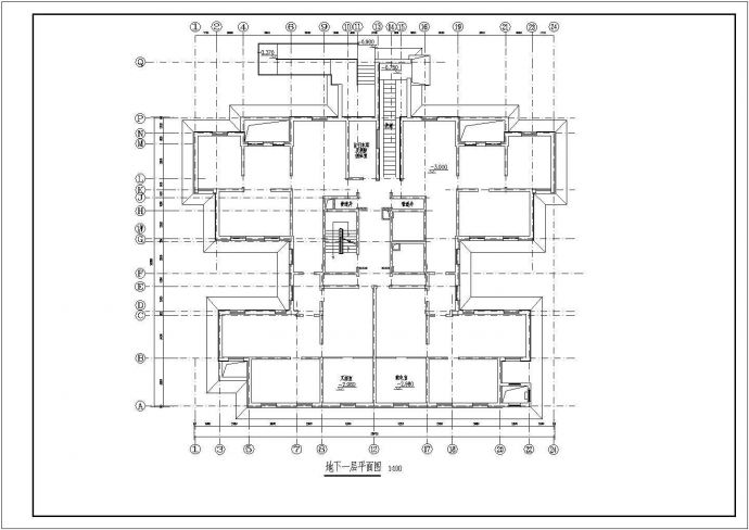 某十层框架结构住宅楼建筑工程施工图_图1