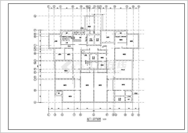 某十层框架结构住宅楼建筑工程施工图-图二