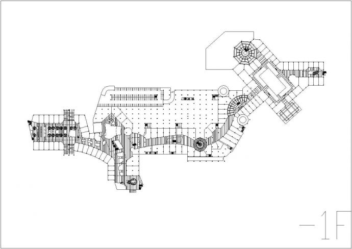 某地94层框架结构超高层商业建筑设计方案图_图1