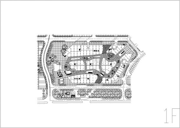 某地94层框架结构超高层商业建筑设计方案图-图二