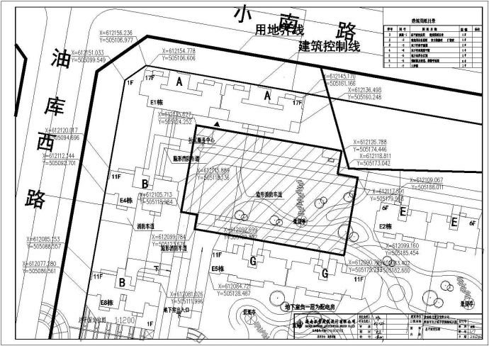 某建筑工程地下车库建筑设计方案图纸_图1