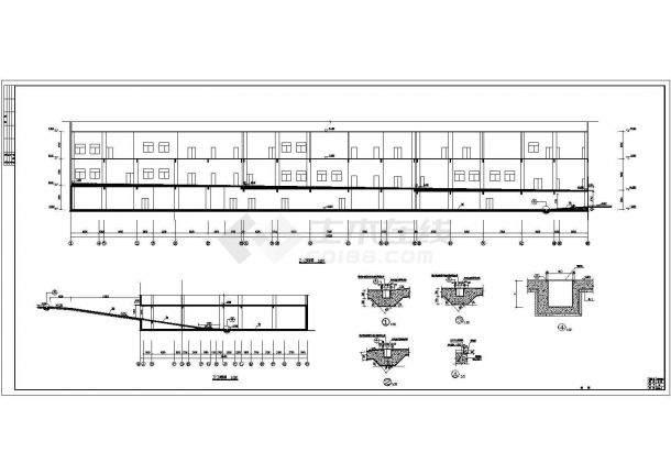 长沙某十八层框筒结构商住楼建筑设计施工图-图一