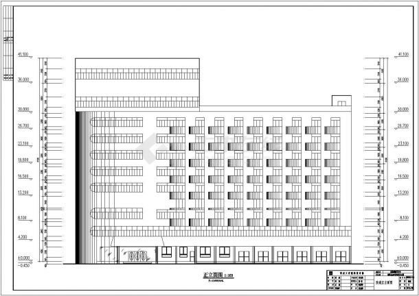 某地宾馆消防改造工程建筑设计施工图-图二