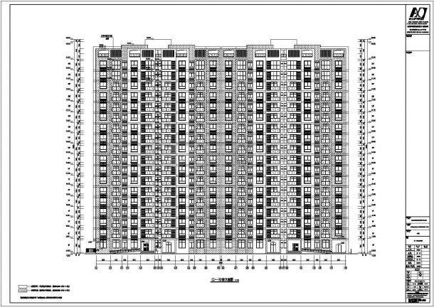 某地区18层剪力墙结构住宅楼建筑设计方案图纸-图二