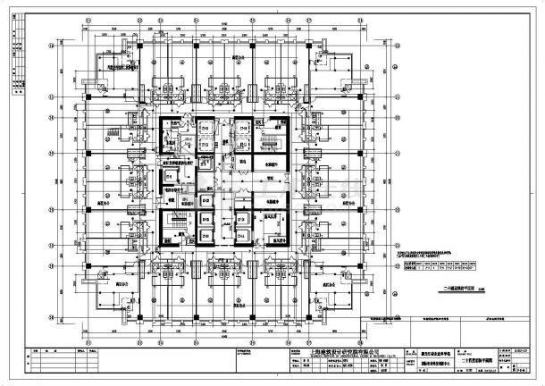 某小区四十三层框架结构住宅楼消防给水工程施工图-图一