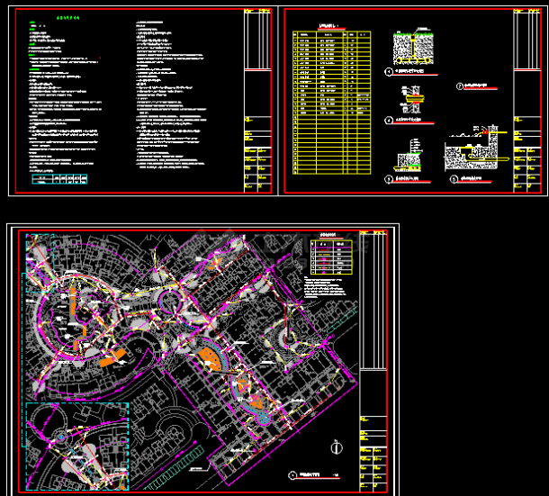 某市景观给排水CAD设计施工平面图-图一