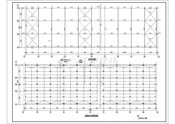 钢结构18米双跨厂房全套施工图纸-图二