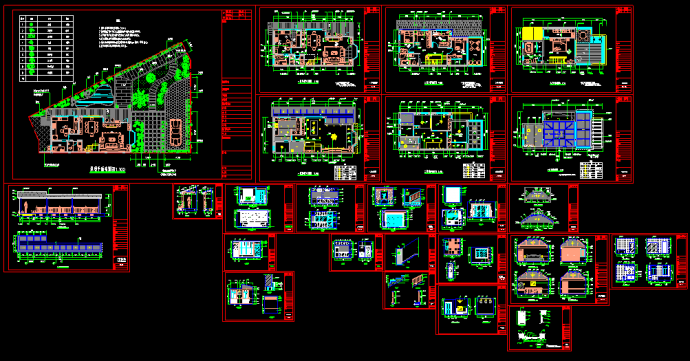 某市住宅楼全套装修CAD设计施工图_图1