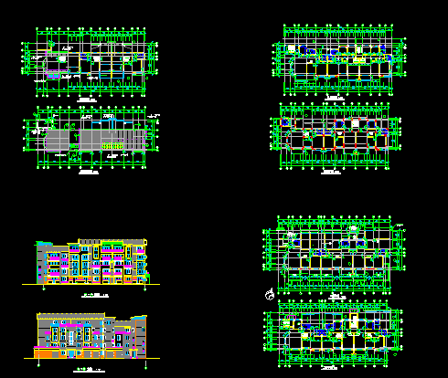 江苏某地多层住宅楼建筑CAD设计方案图_图1