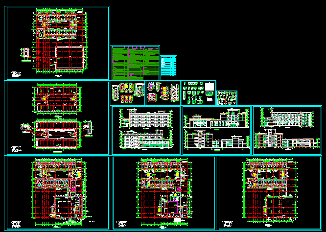 某市多层宿舍住宅楼施工CAD建筑设计图_图1