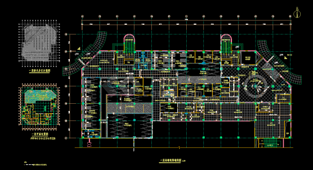 某地区门诊、急诊楼装修cad设计施工图-图一