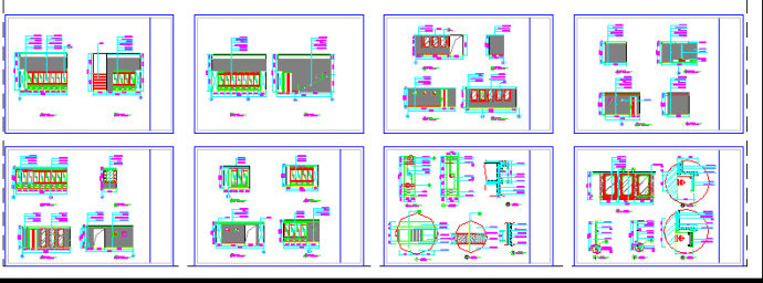 某宾馆三层更衣室建筑设计方案全套CAD图纸_图1