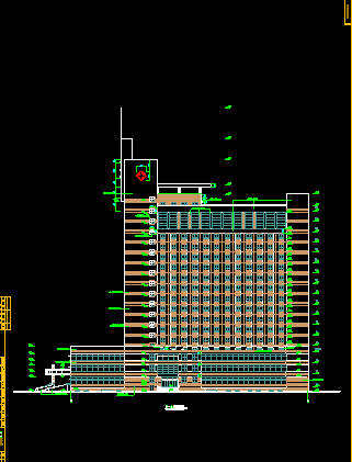 青岛某医院综合楼cad设计全套施工图-图二