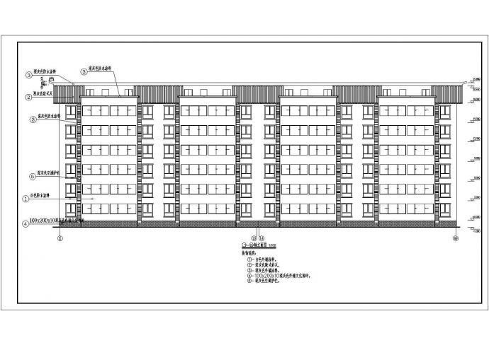 某地6层砖混结构住宅楼建筑设计施工图_图1