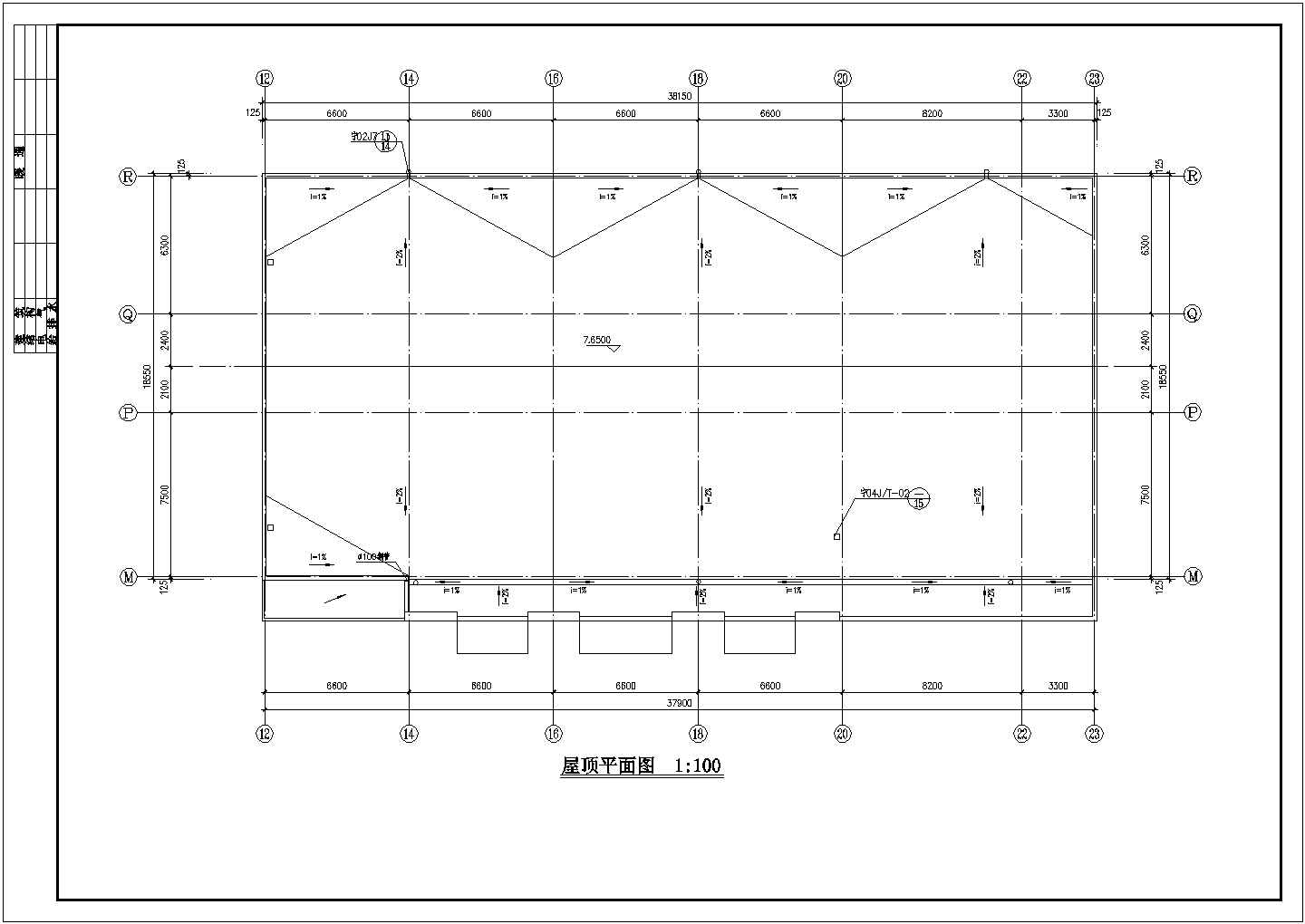 某地两层框架结构幼儿园建筑设计施工图纸