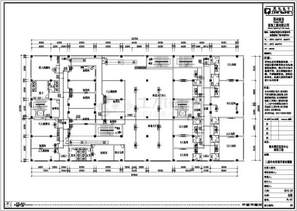 周口某3层洗浴中心中央空调设计施工图-图二