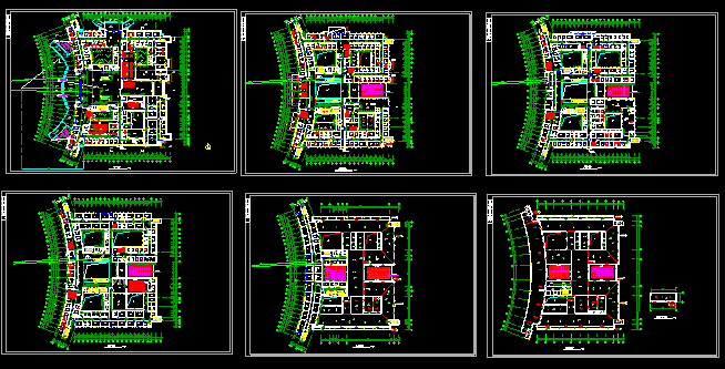 某五层人民医院门诊楼建筑CAD设计施工图_图1