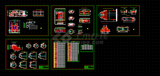 大型水电站建筑设计方案全套CAD图纸-图一