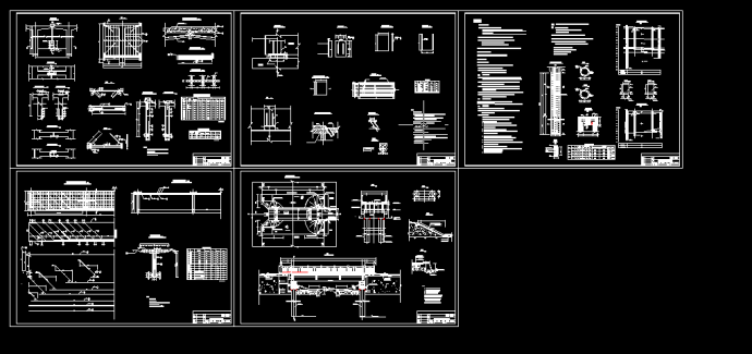 水电站建筑方案设计全套CAD图纸_图1