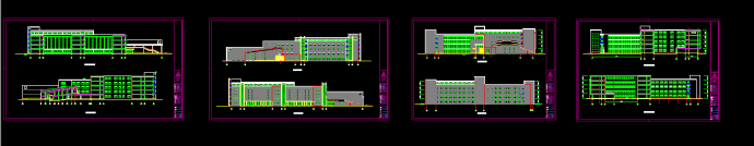 中学教学楼建筑设计施工全套CAD图纸_图1