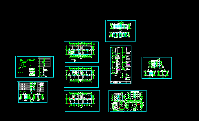 某小学三层教学楼设计施工全套CAD图纸