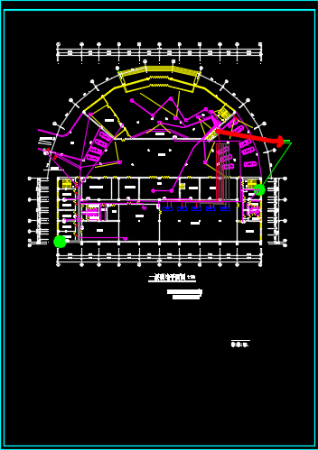 某地区休闲宾馆弱电系统设计CAD施工图纸-图一