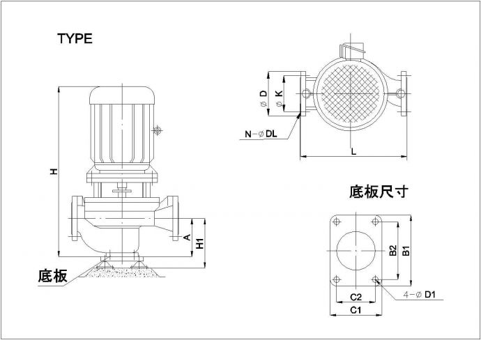 各种类水泵设计安装详图，共14张_图1