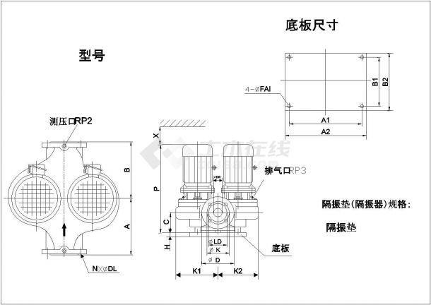 各种类水泵设计安装详图，共14张-图二