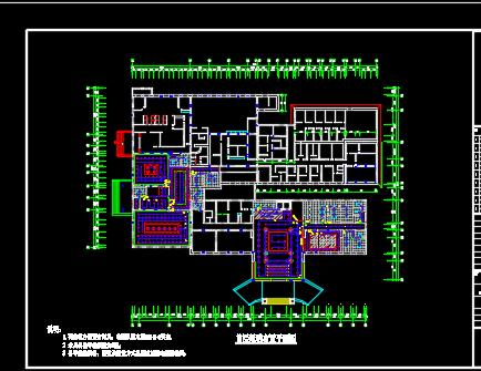 某地区宾馆电气平面设计CAD施工图纸-图二