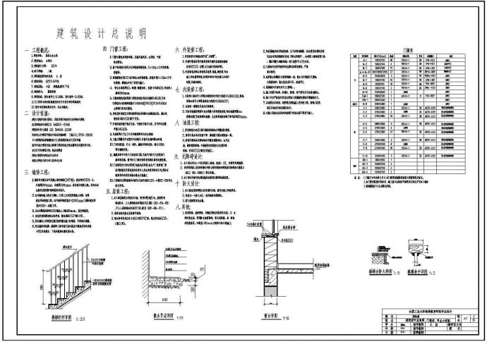 某地学校毕业设计综合办公楼建筑图纸_图1