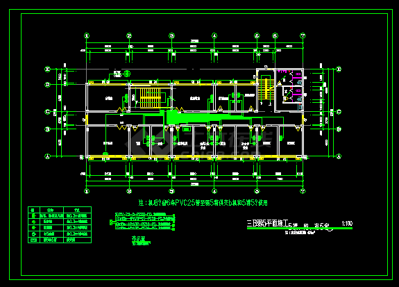 卫生院弱电全套电气设计施工CAD图-图二