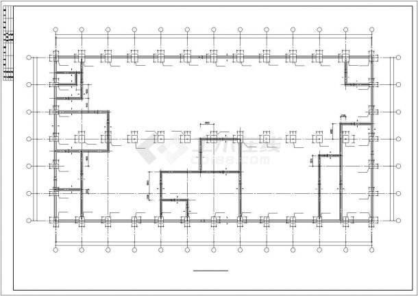 49米跨单层钢结构厂房结构施工图-图一