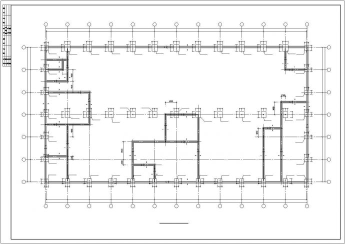 49米跨单层钢结构厂房结构施工图_图1