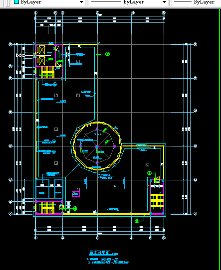 中型酒店建筑方案设计施工全套CAD图纸-图二